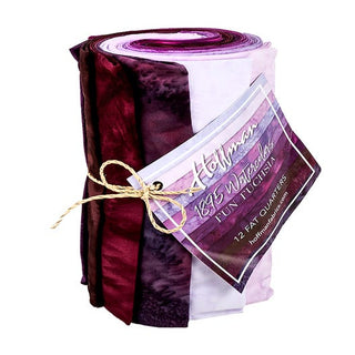 Hoffman Bali Watercolor FQ : Fun Fuchsia