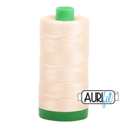 Aurifil 40wt Cotton Mako 2123 Butter - 1000m large spool