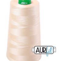 Aurifil 40wt Cotton Mako  2123 Butter - 4700m Cone