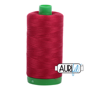 Aurifil 40wt Cotton Mako 2260 Red Wine - 1000m large spool