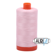 Aurifil 50wt Cotton Mako 2410 Pale Pink - 1300m large spool