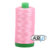 Aurifil 40wt Cotton Mako 2425 Bright Pink - 1000m large spool