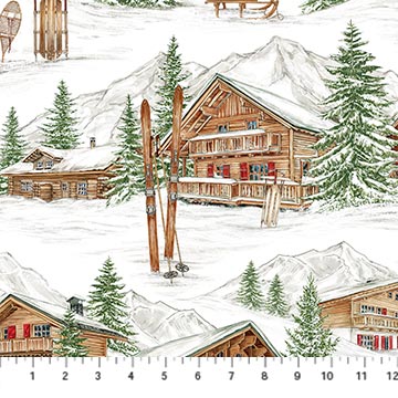 Alpine Winter : Ski Lodge 24333-10