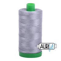 Aurifil 40wt Cotton Mako 2605 Grey - 1000m large spool
