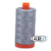 Aurifil 50wt Cotton Mako  2610 Silver Grey - 1300m large spool