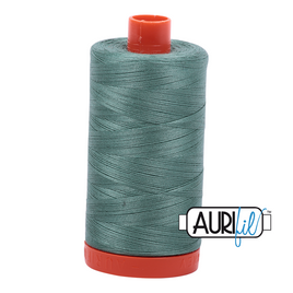 Aurifil 50wt Cotton Mako 2850 Medium Juniper - 1300m large spool