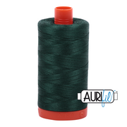 Aurifil 50wt Cotton Mako 2885 Medium Spruce - 1300m large spool
