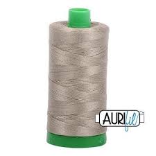 Aurifil 40wt Cotton Mako 2900 Light Kakhy Green - 1000m large spool