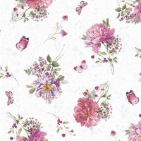 Blush Garden : 17775-137 Bouquet Toss White