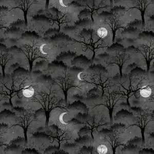Frightful Nights : Trees Black 20505-991