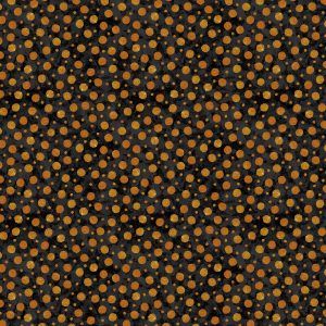 Frightful Nights : Orange Dots on Black 20510-988