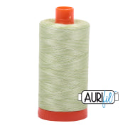 Aurifil 50wt Cotton Mako  3320 Spring Green Variegated - 1300m large spool