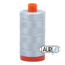Aurifil 50wt Cotton Mako  5007 Light Blue Grey - 1300m large spool