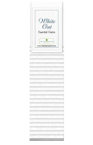 Wilmington Essentials White Out : 2.5” Strips (24cnt)