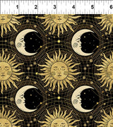 Sun, Moon, Stars :  Sun and Moon (Black) 7SMS1