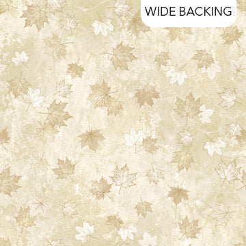 Stonehenge Oh Canada 108" WideBack Cream Leaves B24267-12