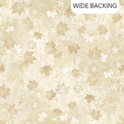Stonehenge Oh Canada 108" WideBack Cream Leaves B24267-12