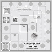 Creative Grids Curvy Log Cabin 8in Tool