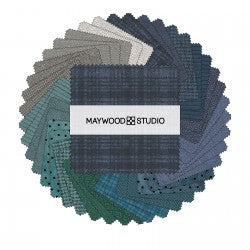 Maywood Flannel Woolies : Stormy Seas : 42 5
