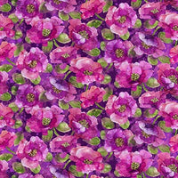 Modern Love : Packed Poppies Purple DP24442-84