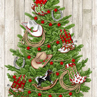 Howdy Christmas  : Christmas Tree Panel DP24610-11