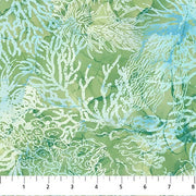 Whale Song : DP24984-72 Coral Light Green