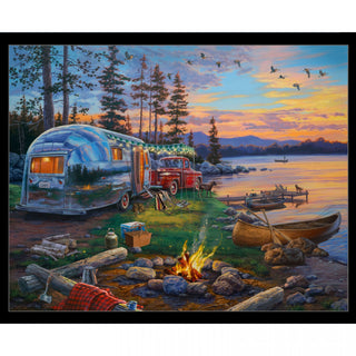 Happy Camper Panel : 36x42