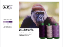 Aurifil 40wt Color Builder 2021  : Cross River Gorilla (Oct)