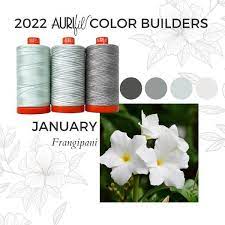 Aurifil 50wt Color Builder 2022  : Frangipani (Jan)