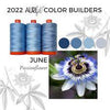 Aurifil 50wt Color Builder 2022  : Passionflower (Jun)