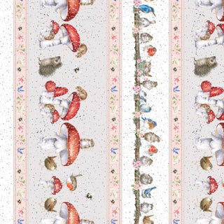 Bramble Patch : Stripe Grey/Pink