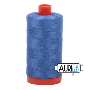 Aurifil 50wt Cotton Mako 1128 Light Blue Violet - 1300m large spool