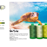 Aurifil 40wt Color Builder 2021  : Sea Turtle (Mar)