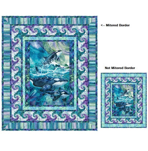 Whale Song Quilt Kit 60"x72"