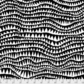 Kaffe Fassett : Sharks Teeth Black PWBM060.Black