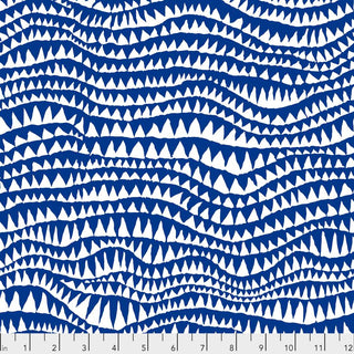 Kaffe Fassett : Sharks Teeth Cobalt PWBM060.COBALT