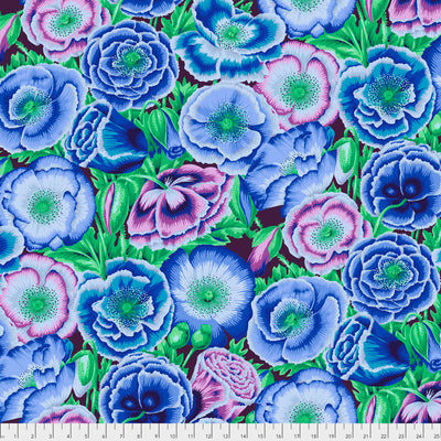 Kaffe Fassett : Poppy Garden Blue