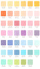 Kona Pastel Palette 2.5" Strips