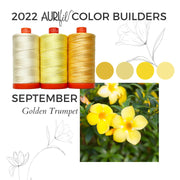 Aurifil 50wt Color Builder 2022  : Golden Trumpet (Sept)