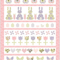 Sweet Spring Row Boxed Quilt Kit with Springtime From Riley Blake