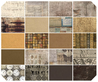 Tim Holtz Foundations : Neutral 20 Fat Quarters