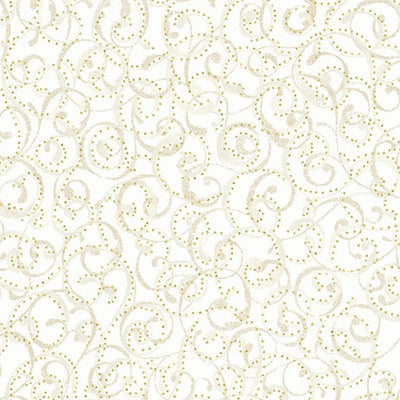 Holiday Wishes  : Swirls Natural-Gold 7773-20