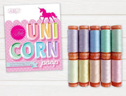 Tula Pink Unicorn Poop Collection Aurifil 50wt