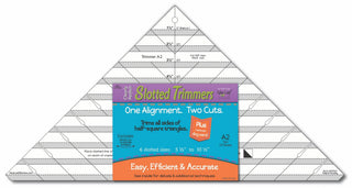 Clearly Perfect Slotted Ruler A2 - Trims to 1/2