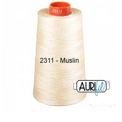 Aurifil 50wt Cotton Mako 2311 Muslin - 5900m Cone