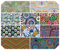 Kaffe Fassett : 85 Fabulous Contrast 10 Half Yard Bundle