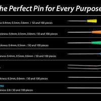 Magic Pins : Patchwork 50 pins Fine x 1 7/16" long