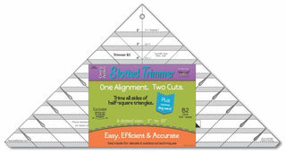 Clearly Perfect Slotted Ruler B2 : Trims to whole inch