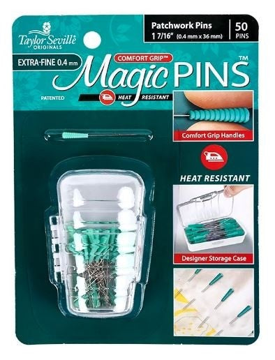 Magic Pins : Patchwork 50 pins Extra Fine x 1 7/16" long
