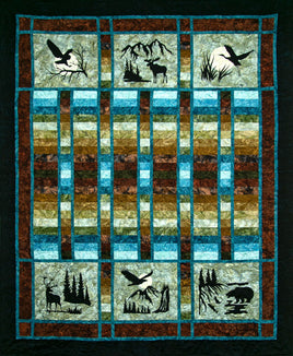 Wildwood Again Quilt Kit Earth